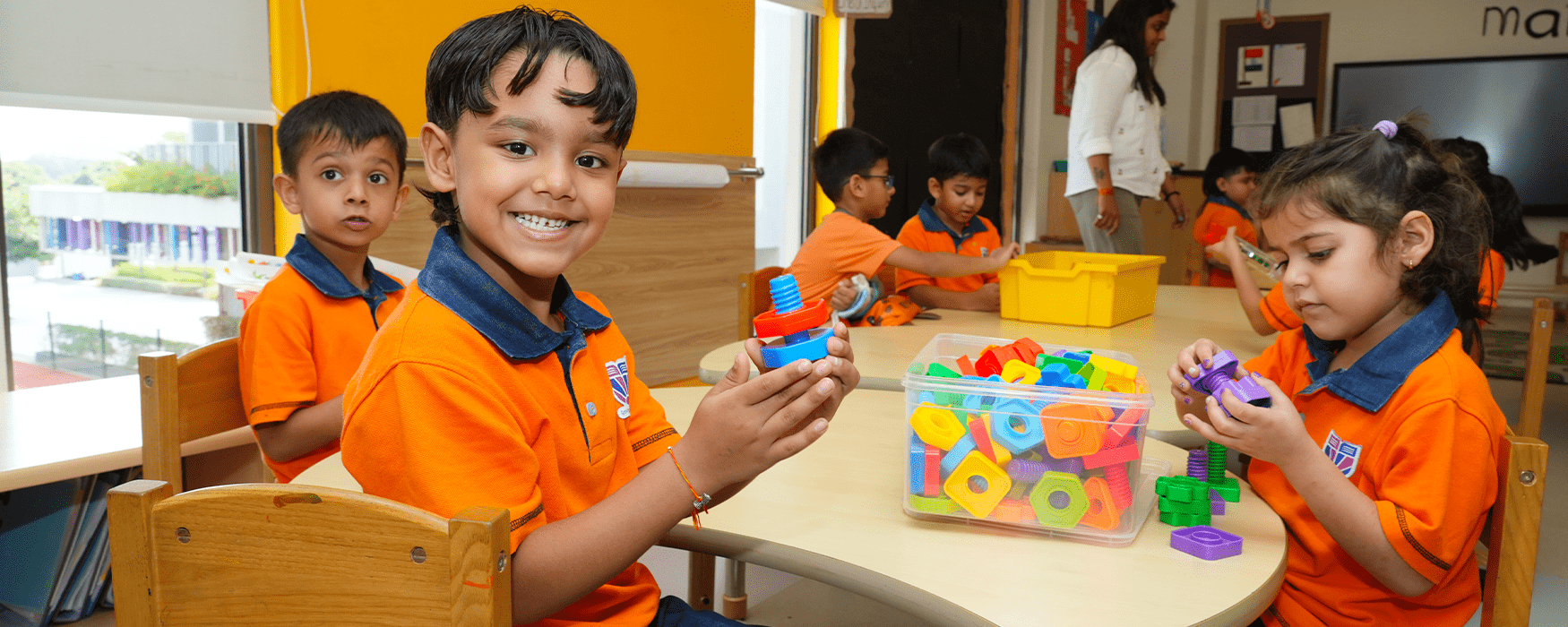 Children at Atmiya Green School